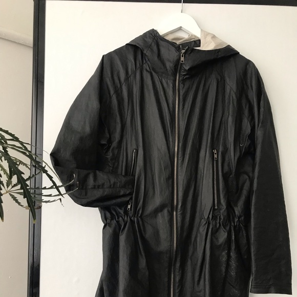 Theory parka rain jacket Sz L fits M or L - Picture 1 of 8